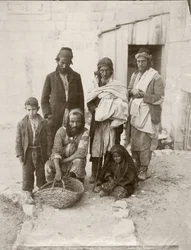 イエメンのユダヤ人のグループ、1898〜1911年頃